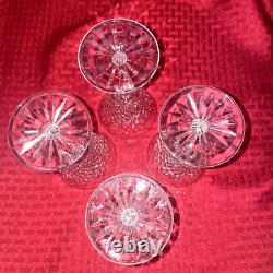 Vintage Waterford Templemore Pattern Wine Glasses Set Of 4