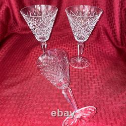Vintage Waterford Templemore Water/wine Goblets Set Of 3