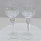 Vintage Wedgwood Sovereign Pair Of Hock Wine Glasses 8