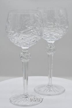 Vintage Wedgwood Sovereign Pair Of Hock Wine Glasses 8