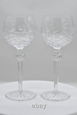 Vintage Wedgwood Sovereign Pair Of Hock Wine Glasses 8