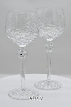 Vintage Wedgwood Sovereign Pair Of Hock Wine Glasses 8