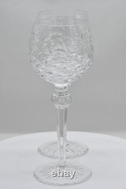Vintage Wedgwood Sovereign Pair Of Hock Wine Glasses 8