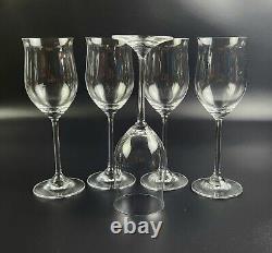 Vintage White Wine Vintage by WATERFORD CRYSTAL 8 5/8 Long Set of 5