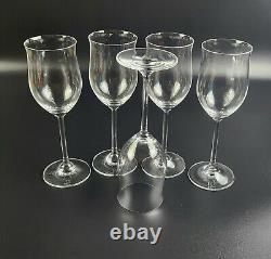 Vintage White Wine Vintage by WATERFORD CRYSTAL 8 5/8 Long Set of 5