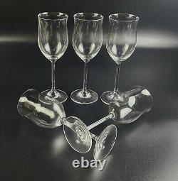 Vintage White Wine Vintage by WATERFORD CRYSTAL 8 5/8 Long Set of 5