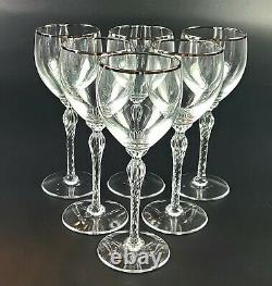 Vintage Wine Glass Madison (Platinum Trim) by LENOX Set of 7