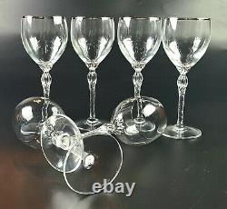 Vintage Wine Glass Madison (Platinum Trim) by LENOX Set of 7