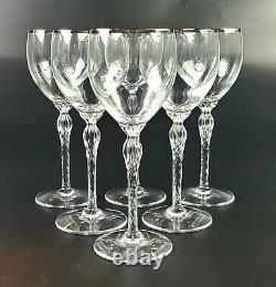 Vintage Wine Glass Madison (Platinum Trim) by LENOX Set of 7