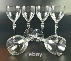 Vintage Wine Glass Madison (Platinum Trim) by LENOX Set of 7