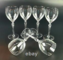 Vintage Wine Glass Madison (Platinum Trim) by LENOX Set of 7