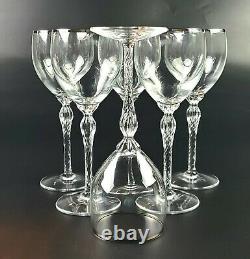 Vintage Wine Glass Madison (Platinum Trim) by LENOX Set of 7