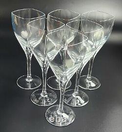 Vintage Wine Glass Panache Clear by MIKASA Set of 6 8 1/4 Tall