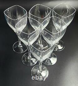 Vintage Wine Glass Panache Clear by MIKASA Set of 6 8 1/4 Tall
