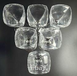 Vintage Wine Glass Panache Clear by MIKASA Set of 6 8 1/4 Tall