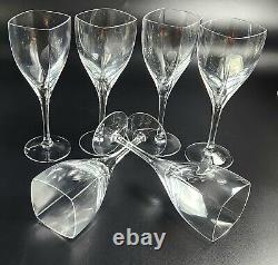 Vintage Wine Glass Panache Clear by MIKASA Set of 6 8 1/4 Tall