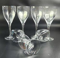 Vintage Wine Glass Panache Clear by MIKASA Set of 6 8 1/4 Tall