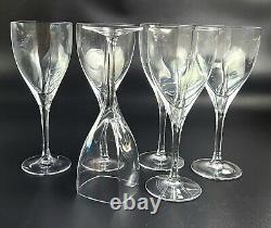 Vintage Wine Glass Panache Clear by MIKASA Set of 6 8 1/4 Tall