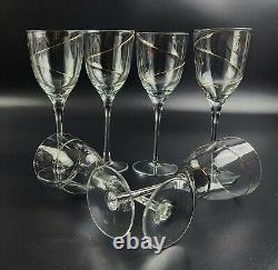 Vintage Wine Glasses CTB19 by CRATE & BARREL Set of 6 8 3/8 Tall