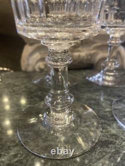 Vintage Wine Glasses Crystal Dolly Madison Set of 7 by Fostoria (1939-73)