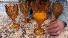 Vintage Wine Glasses Set Of 6 Plastic Reusable 12 Ounce Colored Water Goblets Beautiful U0026 Durable