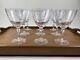Vintage Wine Glasses Theda by Tiffin-Franciscan Crystal Water Goblets Stemware