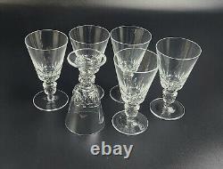 Vintage Wine Trixie by Josair Set of 6 4.5 Tall