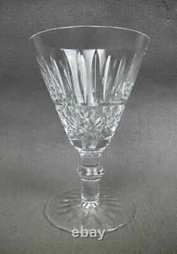 Vintage set 5 x WATERFORD cut crystal glass MAEVE Wine or Water GOBLETS GLASSES