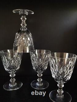 Vintage set of 4 BACCARAT France ARMAGNAC Wine Claret Goblet Glass Stems