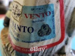 Vintage ship Captain at the helm Decanter Vino Santo White Wine Casa Vento
