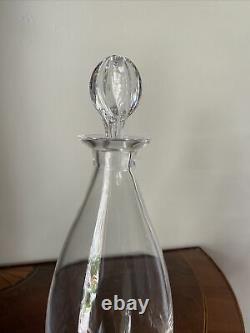 Vintage signed LALIQUE Crystal Wine Decanter 12 with stopper