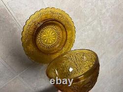 Vintage tiara glassware gold