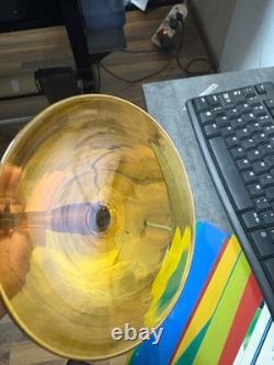 Vintage wine glasses set of 4 amber