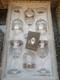 Vtg J. Preziosi Italian Wine Glass Set Gold Rim Lavorato A Mano 6 Boxed Set