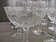 Vtg Lot 16 Vintage Antique Cut Etched Champagne Wine Water Sherbert Glasses