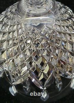 Vtg Manhattan Stuart Crystal 8.75T Wine/Water Goblets 3.75ml (12oz) Set Of 4 EC