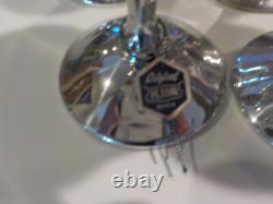 Vtg Midcentury Plator Silverstone Cordial Wine Glasses Set of 10 Silver plated