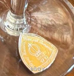 Vtg ROYAL HEIDEN WINE GLASSES SET OF 11 SINCE 1712 RARE Etched Lead Crystal