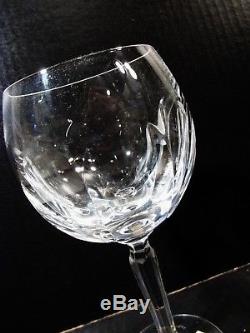 Vtg Ralph Lauren Crystal Edward Set 6 7.5 Balloon Wine Goblets