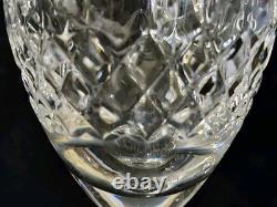 Vtg Rogaska Crystal Gallia Wine Glasses Rare 9.25T Set Of 4 Floral Etched EC