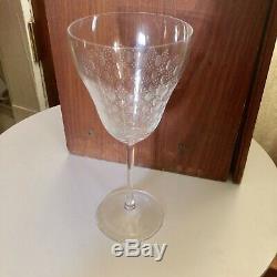 Vtg Rosenthal Motif Romance II Stem Set 6 Wine Stem Crystal Glasses 8 Unused