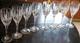 Vtg Set 10 MIKASA Cut Crystal'UPTOWN' Swirl Cut Wine Glasses 8 1/8 PRISTINE
