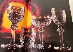 Vtg Set 12 WATERFORD CRYSTAL Curraghmore Hocks Tall Goblets Wine Glasses IRELAND