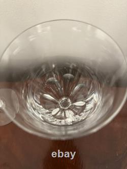 Vtg Set 4 BACCARAT CRYSTAL Zurich 7.5 Tall Footed Water /Wine Goblets/Glasses