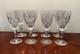 Vtg Set 8 WATERFORD CRYSTAL Lismore 2.5 oz. Sherry Wine Glasses 5-1/8 IRELAND