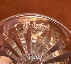 Vtg Set 8 WATERFORD CRYSTAL Lismore 2.5 oz. Sherry Wine Glasses 5-1/8 IRELAND