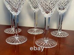 Vtg Set of 5 WATERFORD CRYSTAL Castlemaine 7-1/8 Claret Wine Glasses IRELAND