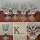 Vtg Set of 8 WATERFORD CRYSTAL Kinsale 5 Port Wine/Sherry Glasses IRELAND