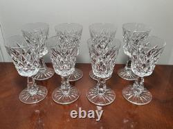 Vtg Set of 8 WATERFORD CRYSTAL Kinsale 5 Port Wine/Sherry Glasses IRELAND