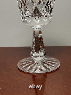 Vtg Set of 8 WATERFORD CRYSTAL Kinsale 5 Port Wine/Sherry Glasses IRELAND